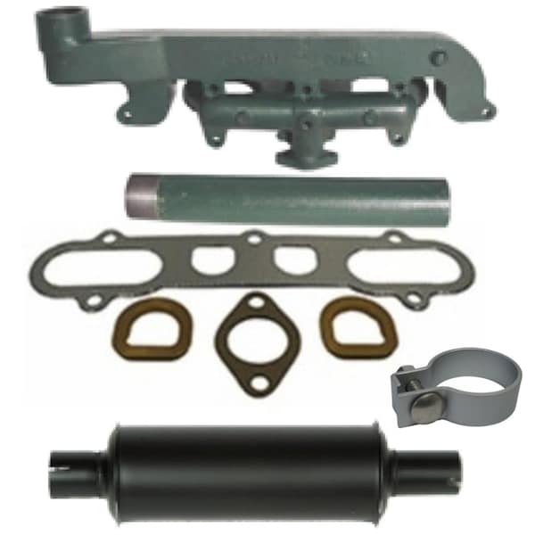 Aic Replacement Parts Manifold & Muffler Kit Fits John Deere 1010 Gas Tractor AT13134, AT21369 KT-ENJ80-0001 - main
